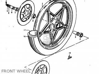 Suzuki GS750L 1979 (N) USA (E03) parts lists and schematics