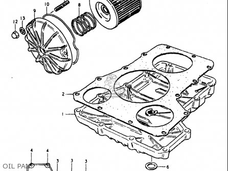 OIL PAN - GS750L 1979 (N) USA (E03)