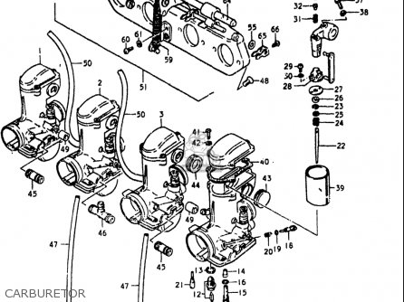CARBURETOR - GS750L 1979 (N) USA (E03)