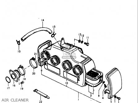 AIR CLEANER - GS750L 1979 (N) USA (E03)