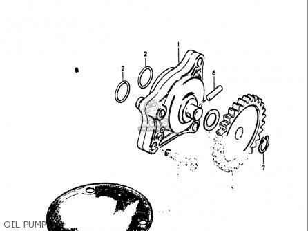 OIL PUMP - GS750L 1979 (N) USA (E03)