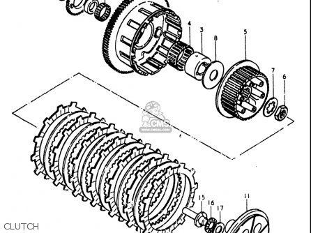 CLUTCH - GS750L 1979 (N) USA (E03)