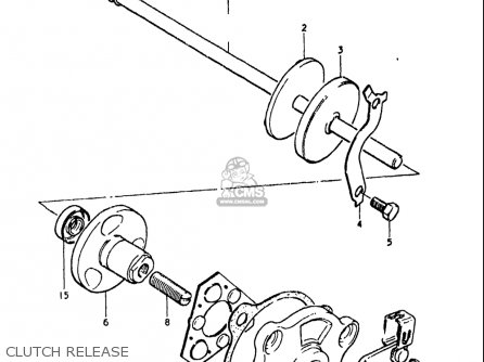 CLUTCH RELEASE - GS750L 1979 (N) USA (E03)