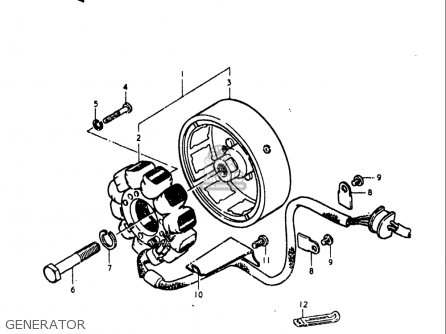 GENERATOR - GS750L 1979 (N) USA (E03)