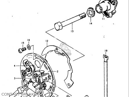 CONTACT BREAKER - GS750L 1979 (N) USA (E03)