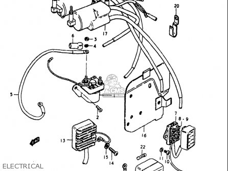 ELECTRICAL - GS750L 1979 (N) USA (E03)