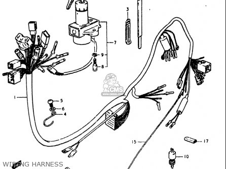 WIRING HARNESS - GS750L 1979 (N) USA (E03)