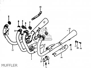 Suzuki GS750L 1980 (T) USA (E03) parts lists and schematics