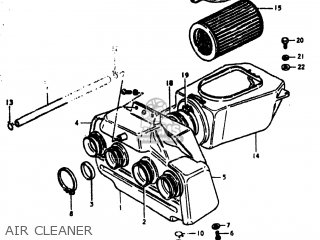 AIR CLEANER - GS750L 1980 (T) USA (E03)