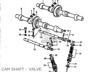 CAM SHAFT - VALVE - GS750L 1980 (T) USA (E03)