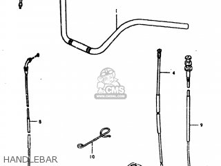 HANDLEBAR - GS750L 1980 (T) USA (E03)