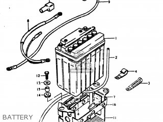 BATTERY - GS750L 1981 (X) USA (E03)