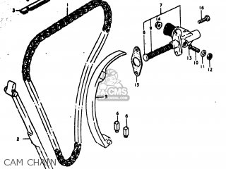 CAM CHAIN - GS750L 1981 (X) USA (E03)