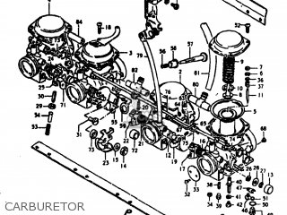 CARBURETOR - GS750L 1981 (X) USA (E03)