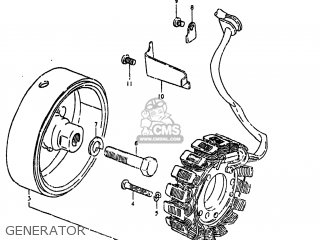 GENERATOR - GS750L 1981 (X) USA (E03)