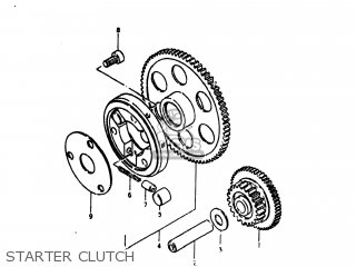 STARTER CLUTCH - GS750L 1981 (X) USA (E03)