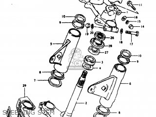 STEERING STEM - GS750L 1981 (X) USA (E03)