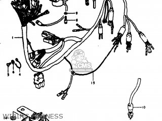 WIRING HARNESS - GS750L 1981 (X) USA (E03)