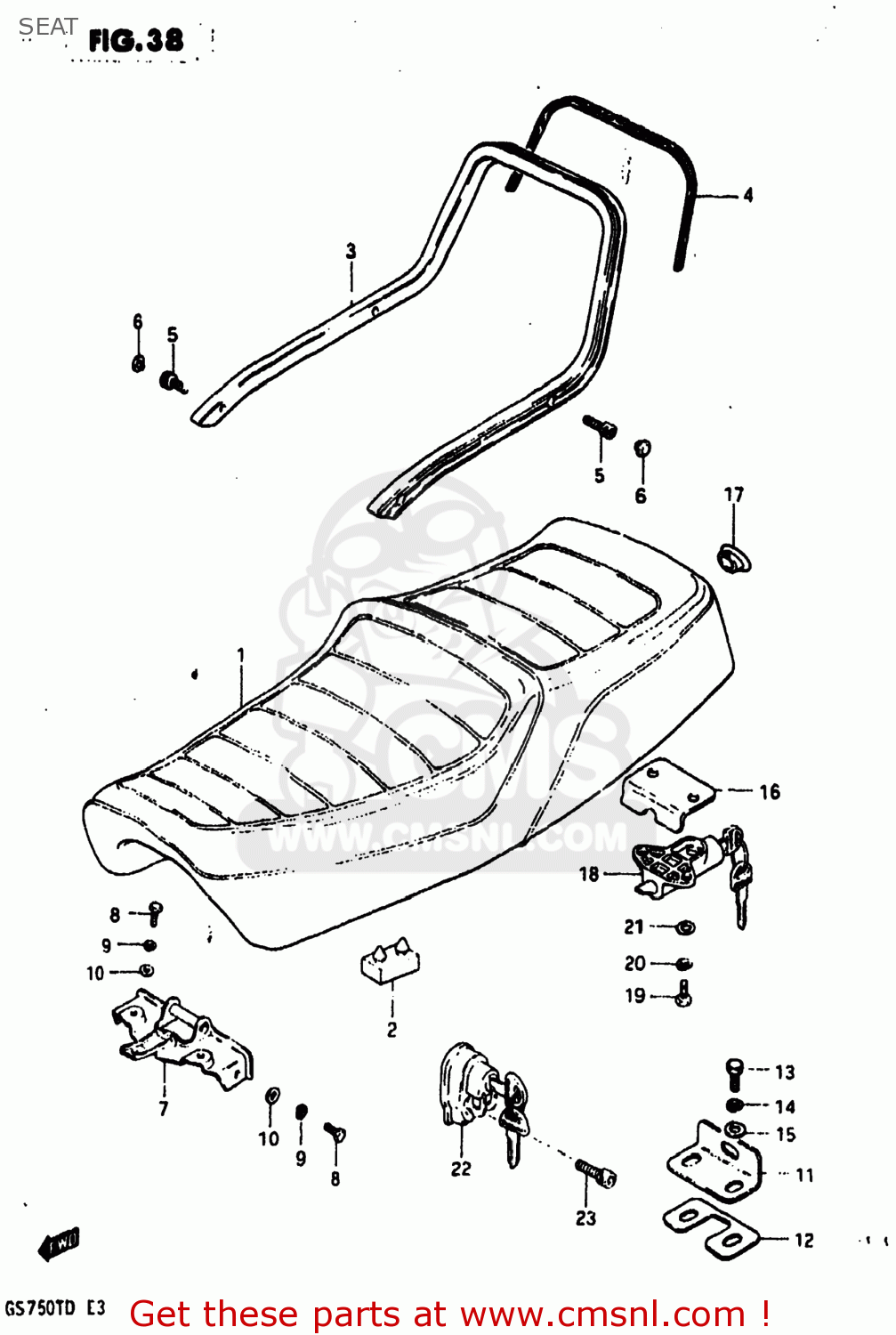 SEAT GS750T 1982 (Z) USA (E03)