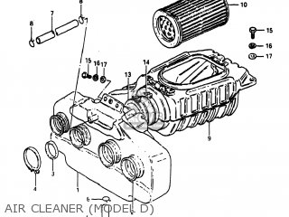 AIR CLEANER (MODEL D) - GS750T 1982 (Z) USA (E03)