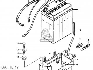 BATTERY - GS750T 1982 (Z) USA (E03)