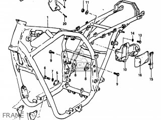 FRAME - GS750T 1982 (Z) USA (E03)