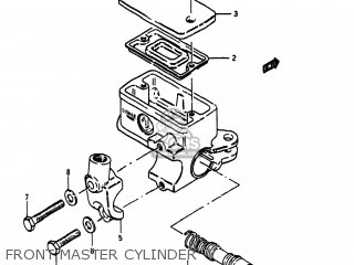 FRONT MASTER CYLINDER - GS750T 1982 (Z) USA (E03)