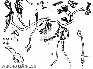 WIRING HARNESS - GS750T 1982 (Z) USA (E03)