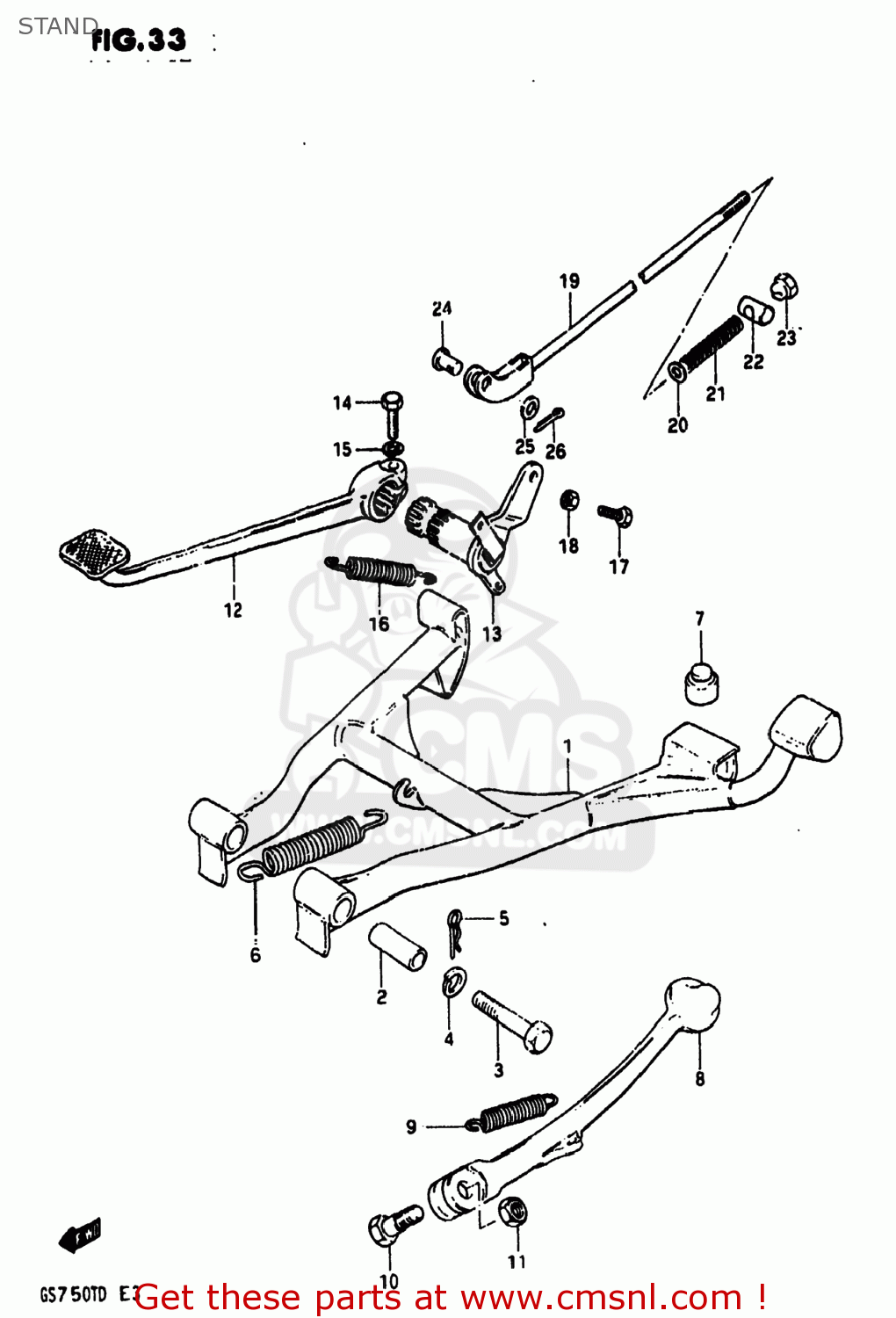 STAND GS750T 1983 (D) USA (E03)