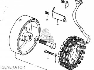 GENERATOR - GS750T 1983 (D) USA (E03)