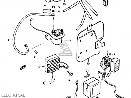 ELECTRICAL - GS850 1986 (G) GENERAL EXPORT (E01)