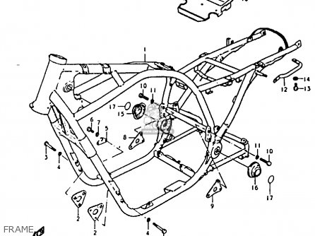 FRAME - GS850 1986 (G) GENERAL EXPORT (E01)