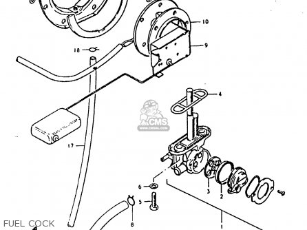FUEL COCK - GS850 1986 (G) GENERAL EXPORT (E01)
