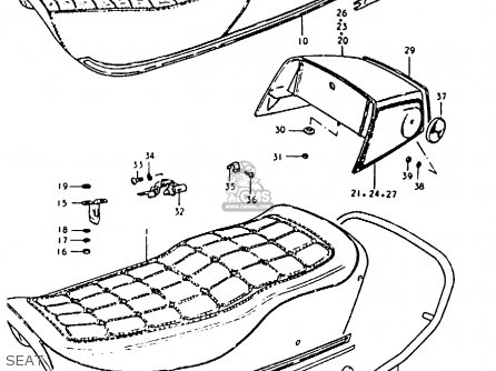 SEAT - GS850 1986 (G) GENERAL EXPORT (E01)