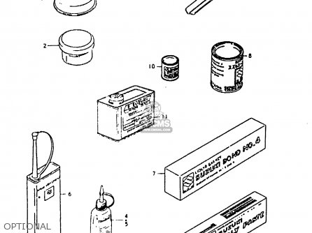 OPTIONAL - GS850 1986 (G) GENERAL EXPORT (E01)