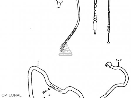 OPTIONAL - GS850 1986 (G) GENERAL EXPORT (E01)