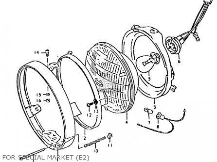 FOR SPECIAL MARKET (E2) - GS850 1986 (G) GENERAL EXPORT (E01)