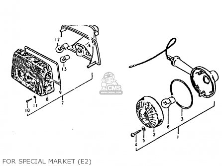 FOR SPECIAL MARKET (E2) - GS850 1986 (G) GENERAL EXPORT (E01)