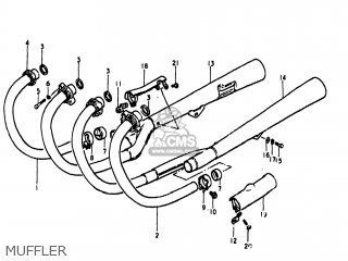 Suzuki GS850G 1979 (N) USA (E03) parts lists and schematics