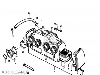 AIR CLEANER - GS850G 1979 (N) USA (E03)
