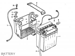 BATTERY - GS850G 1979 (N) USA (E03)