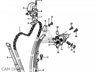CAM CHAIN - GS850G 1979 (N) USA (E03)