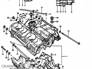 CRANKCASE - GS850G 1979 (N) USA (E03)