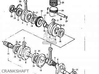 CRANKSHAFT - GS850G 1979 (N) USA (E03)