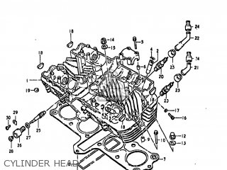 CYLINDER HEAD - GS850G 1979 (N) USA (E03)
