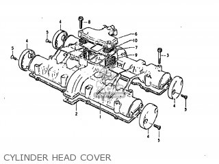 CYLINDER HEAD COVER - GS850G 1979 (N) USA (E03)