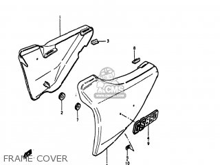 FRAME COVER - GS850G 1979 (N) USA (E03)