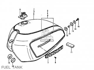 FUEL TANK - GS850G 1979 (N) USA (E03)