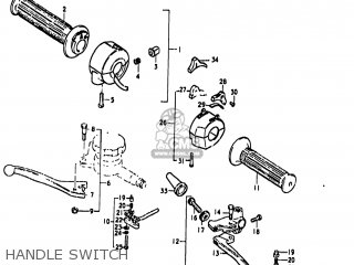HANDLE SWITCH - GS850G 1979 (N) USA (E03)