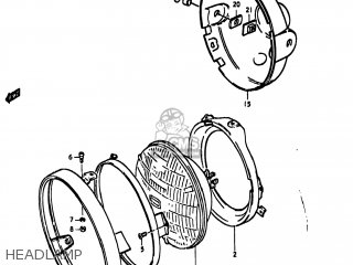 HEADLAMP - GS850G 1979 (N) USA (E03)